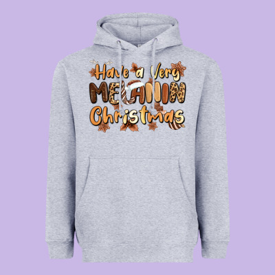 Have A Very Melanin Christmas Heavyweight Hoodie Designed By Maliassmallbusiness