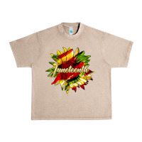 French Oak juneteenth sunflower black lives matter Urban Heavy Tee - HRA Design Shop