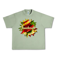 Oil Green juneteenth sunflower black lives matter Urban Heavy Tee - HRA Design Shop