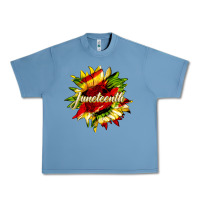 Pebble Blue juneteenth sunflower black lives matter Urban Heavy Tee - HRA Design Shop