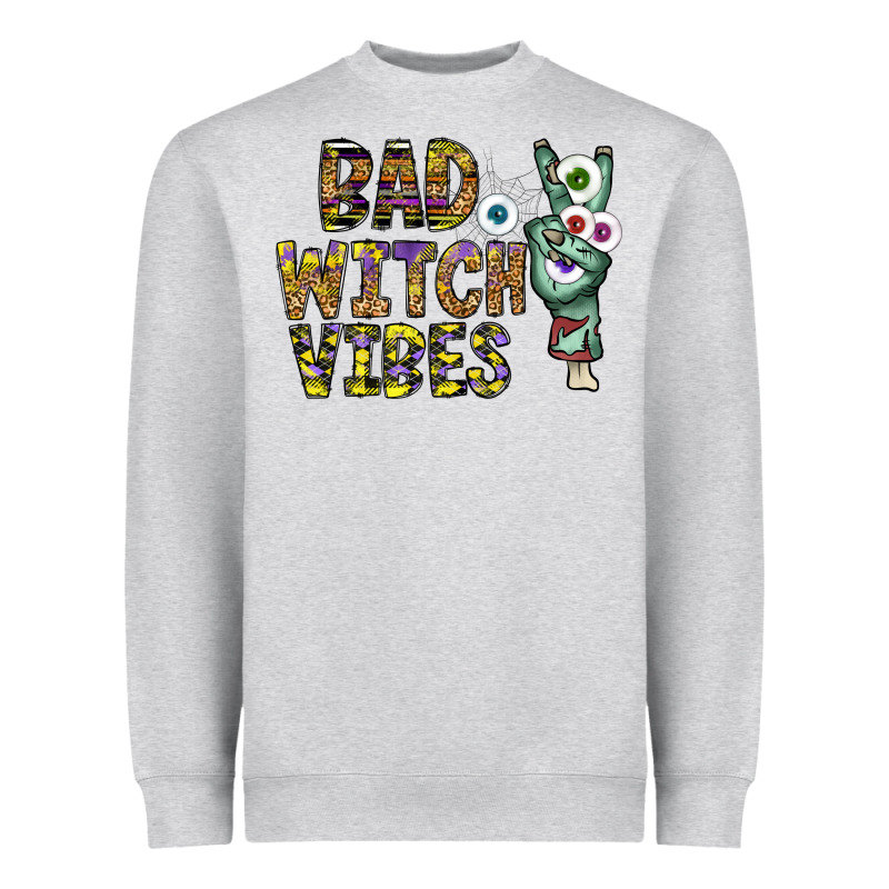 Bad Witch Vibes Heavyweight Sweatshirt by CowhideDigitalArt | Teevron