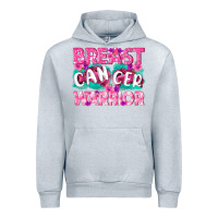 Heather Grey Breast Cancer Warrior Urban Hoodie - texasbilliewilder