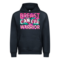 Navy Breast Cancer Warrior Urban Hoodie - texasbilliewilder