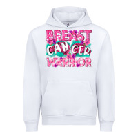 White Breast Cancer Warrior Urban Hoodie - texasbilliewilder