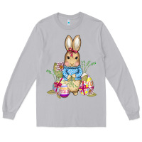 Moon Dust easter bunny and eggs Long Sleeve Tee - AdoDesignShop