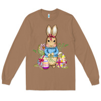 Toasted Coconut easter bunny and eggs Long Sleeve Tee - AdoDesignShop
