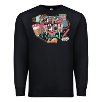 Black coffee teach repeat teacher Premium Sweatshirt - NancyCooperArtShop