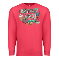 Cardinal coffee teach repeat teacher Premium Sweatshirt - NancyCooperArtShop