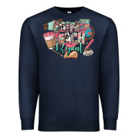 Navy coffee teach repeat teacher Premium Sweatshirt - NancyCooperArtShop