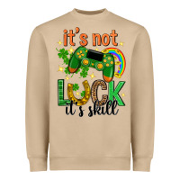 Mushroom its not luck its skill st. patricks day Heavyweight Sweatshirt - Neo Western