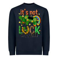 Navy its not luck its skill st. patricks day Heavyweight Sweatshirt - Neo Western