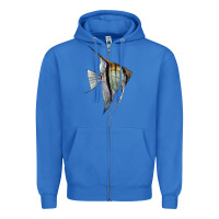 True Royal Angelfish Zipper Hoodie - LillyAllenDesigns