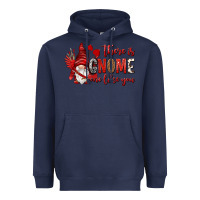 Navy there is gnome one like you Heavyweight Hoodie - NancyCooperArtShop