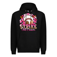 Black strike out cancer baseball Premium Hoodie - Artiststas