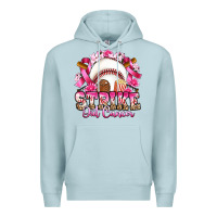 Blue Mist strike out cancer baseball Premium Hoodie - Artiststas