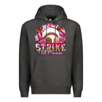 Charcoal Heather strike out cancer baseball Premium Hoodie - Artiststas