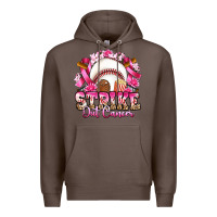 Coffee strike out cancer baseball Premium Hoodie - Artiststas