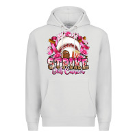 Dove Grey strike out cancer baseball Premium Hoodie - Artiststas