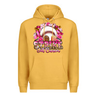 Mustard strike out cancer baseball Premium Hoodie - Artiststas