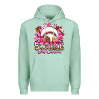 Seafoam strike out cancer baseball Premium Hoodie - Artiststas