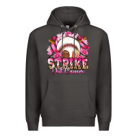Smoke strike out cancer baseball Premium Hoodie - Artiststas