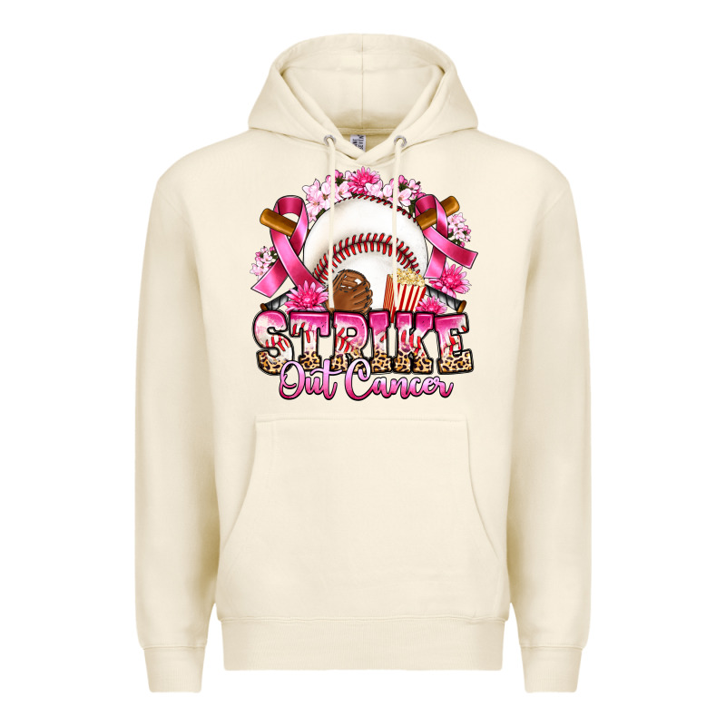 Strike Out Cancer Baseball Premium Hoodie by Artiststas | Teevron