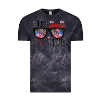Cloud Black star spangled stup Vintage Tee - CowhideDigitalArt