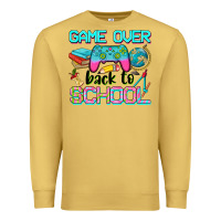 Antique Gold game over back to school Premium Sweatshirt - NancyCooperArtShop