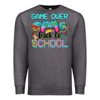 Charcoal Heather game over back to school Premium Sweatshirt - NancyCooperArtShop