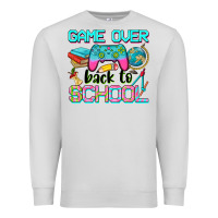 Dove Grey game over back to school Premium Sweatshirt - NancyCooperArtShop