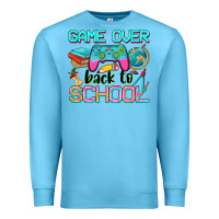 Ocean Blue game over back to school Premium Sweatshirt - NancyCooperArtShop