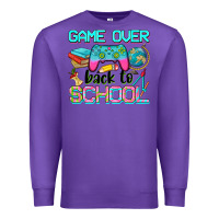 Purple game over back to school Premium Sweatshirt - NancyCooperArtShop