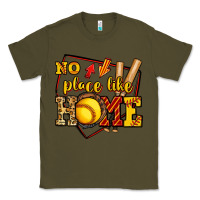 Army Green no place like home softball Classic Tee - Jasminsmagicworld
