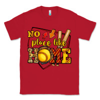 Red no place like home softball Classic Tee - Jasminsmagicworld