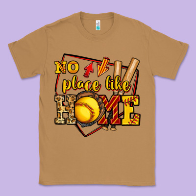 No Place Like Home Softball Classic Tee Designed By Jasminsmagicworld