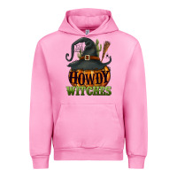 Fuchsia Pink Howdy witches Urban Hoodie - NancyCooperArtShop