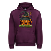 Mauve Wine Howdy witches Urban Hoodie - NancyCooperArtShop