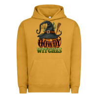 Pigment Peanut Butter Howdy witches Urban Hoodie - NancyCooperArtShop