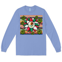 Colony Blue sunflower mexican flag tumbler Long Sleeve Tee - JahusDesignShop