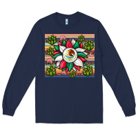 Navy sunflower mexican flag tumbler Long Sleeve Tee - JahusDesignShop