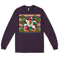 Plum sunflower mexican flag tumbler Long Sleeve Tee - JahusDesignShop