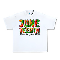 White juneteenth free ish since 1865 Urban Heavy Tee - HRA Design Shop
