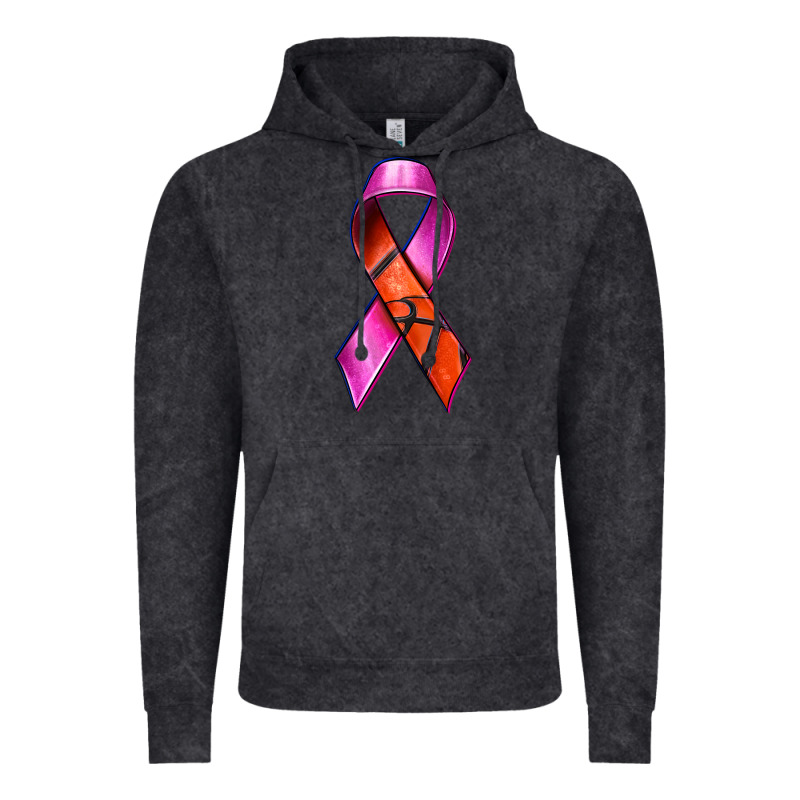 Breast Cancer Ribbon Basketball Vintage Hoodie by texasbilliewilder | Teevron