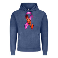 Vintage Denim Breast Cancer Ribbon Basketball Vintage Hoodie - texasbilliewilder