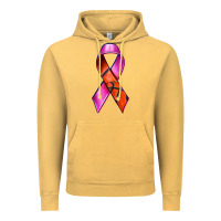 Vintage Mustard Breast Cancer Ribbon Basketball Vintage Hoodie - texasbilliewilder