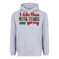 Heather Grey i like them real thick and sprucy Heavyweight Hoodie - MaliasSmallBusiness