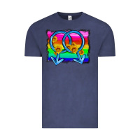 Vintage Denim lgbtq gender gay symbol Vintage Tee - HRA Design Shop