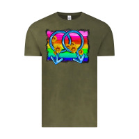 Vintage Olive lgbtq gender gay symbol Vintage Tee - HRA Design Shop