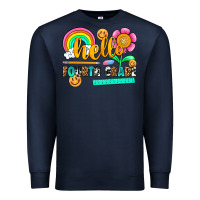 Navy hello fourth grade Premium Sweatshirt - NancyCooperArtShop