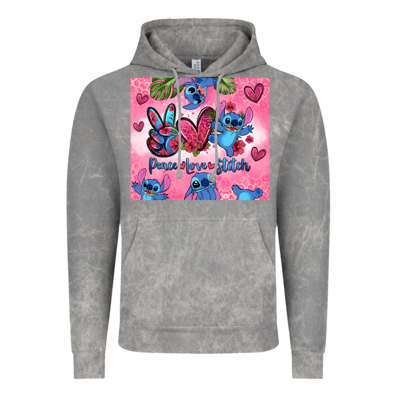 Peace Love Stitch Vintage Hoodie by Zillion Design Studio | Teevron